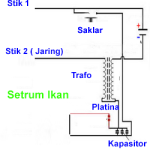 Cara Membuat Setrum Ikan Aki 12 Volt Dan Skema Petunjuknya