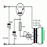 Rangkaian Lampu Darurat Inverter Sederhana 