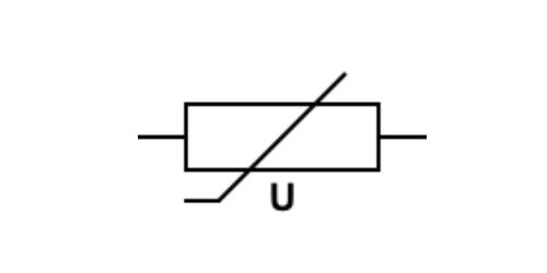 Komponen Varistor Variabel Dependent Resistor - Simbol Varistor