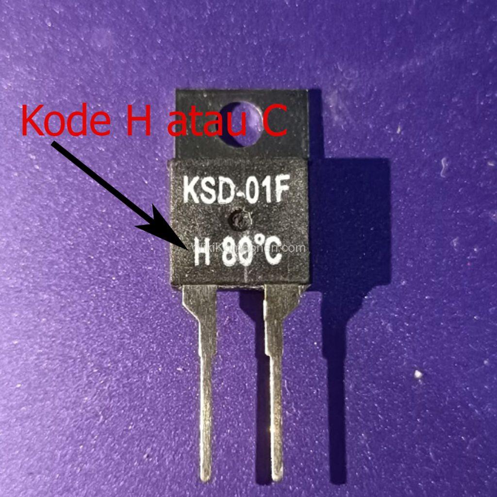 Kode Normally Open NO Normally Close NC Thermostat KSD01
