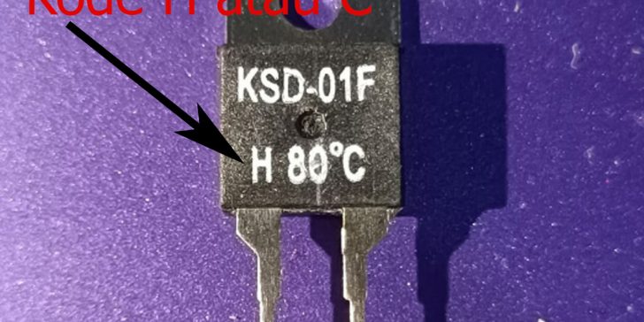 Kode Normally Open NO Normally Close NC Thermostat KSD01