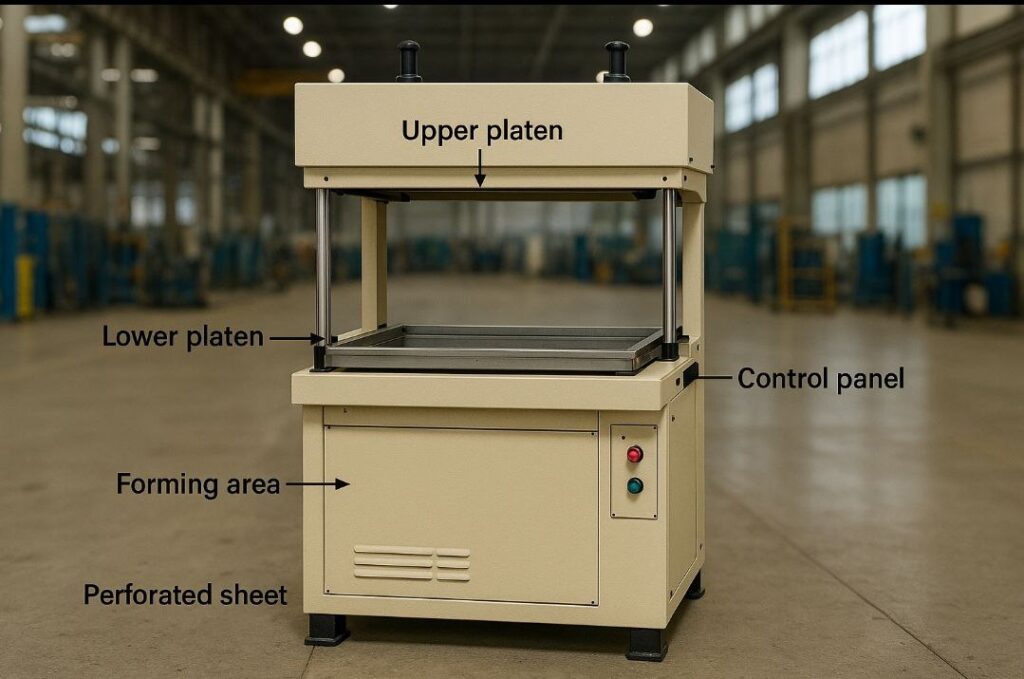 Gambar Mesin untuk Teknologi Vacuum Thermoforming Dalam Pembuatan Peralatan Rumah Tangga
