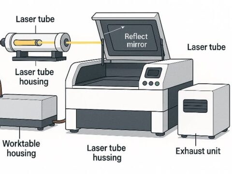 Bagian-bagian Laser Cut CO2