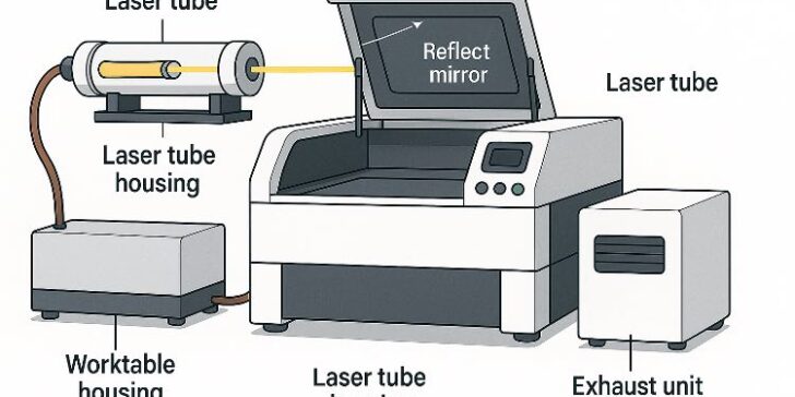 Bagian-bagian Laser Cut CO2